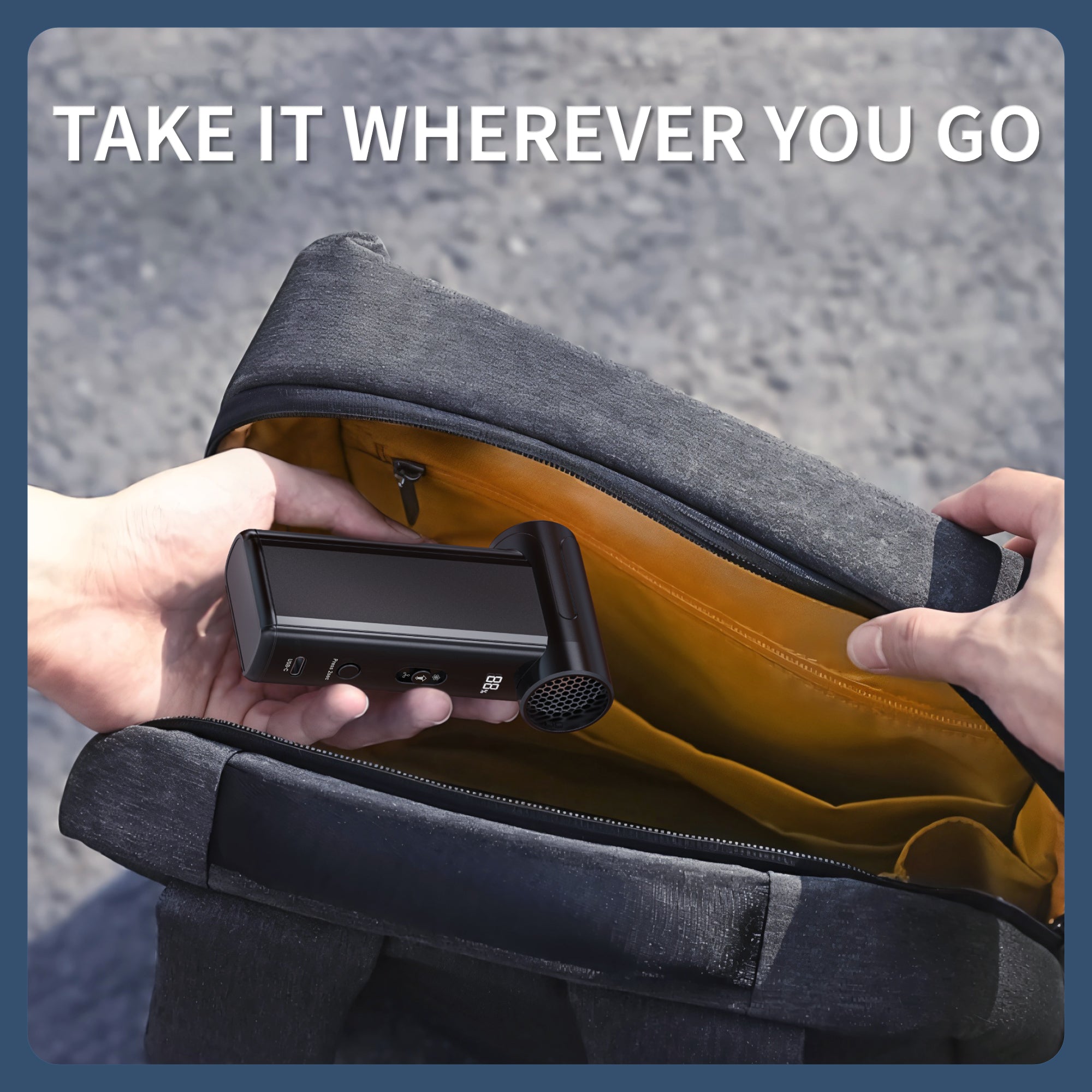 Universal Powerful Fan Pump for Home and Car Wireless Type-C