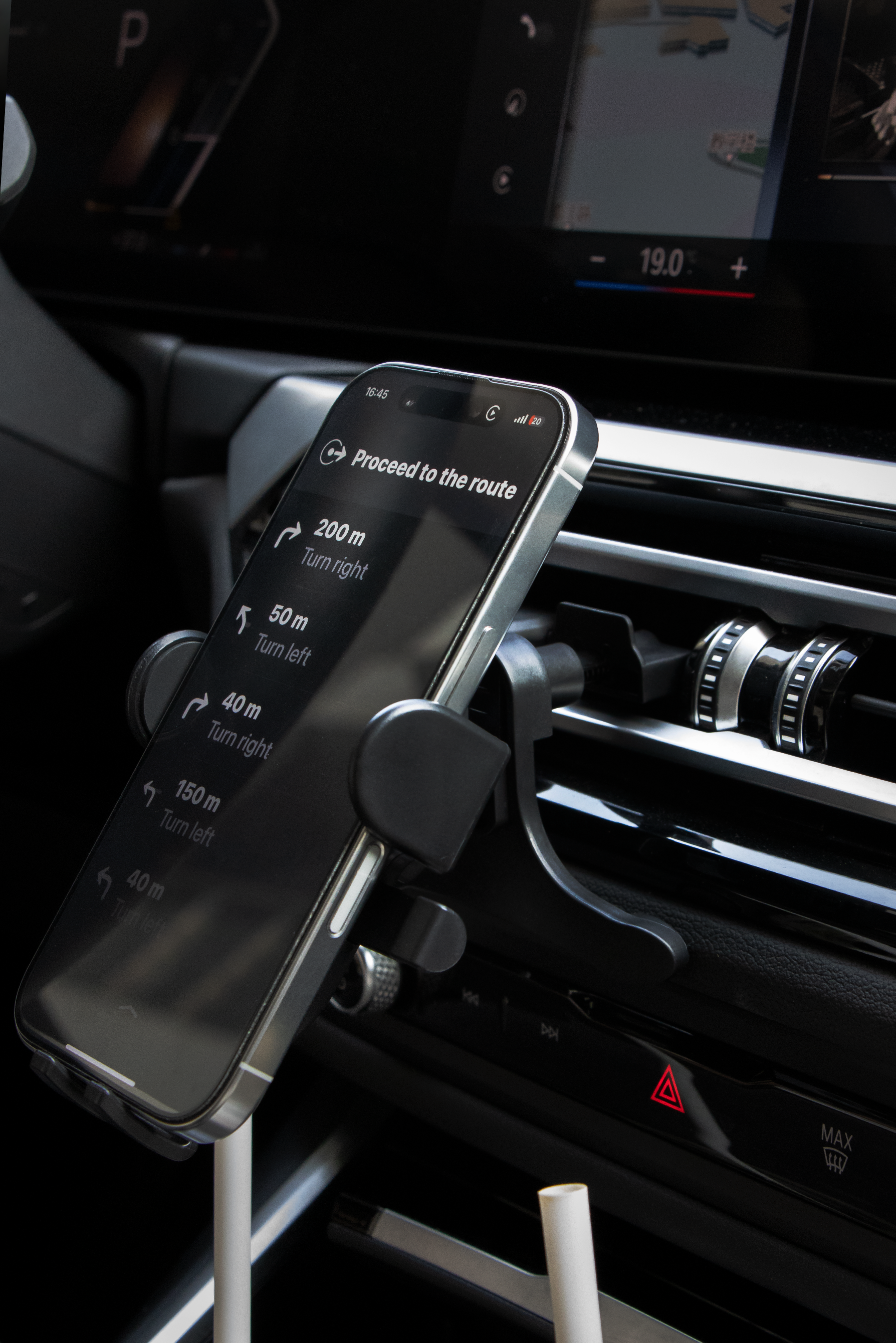 3-in-1 Car Phone Mount with Silicone Suction Cup for Dashboard Windshield Vent- Universal for 5-9cm Devices