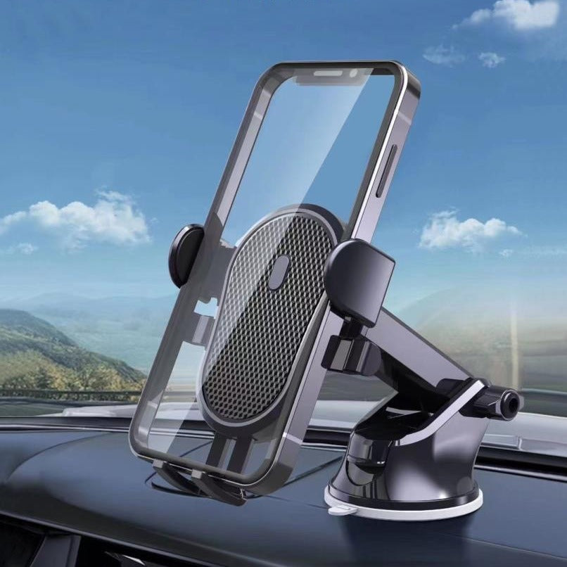 3-in-1 Car Phone Mount with Silicone Suction Cup for Dashboard Windshield Vent- Universal for 5-9cm Devices
