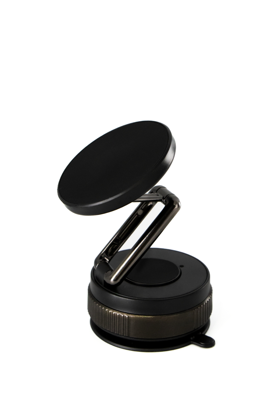 Supporto per telefono da auto con ventosa e supporto magnetico con braccio in lega di zinco, adatto a telefoni da 4,7-6,7", universale per parabrezza/cruscotto