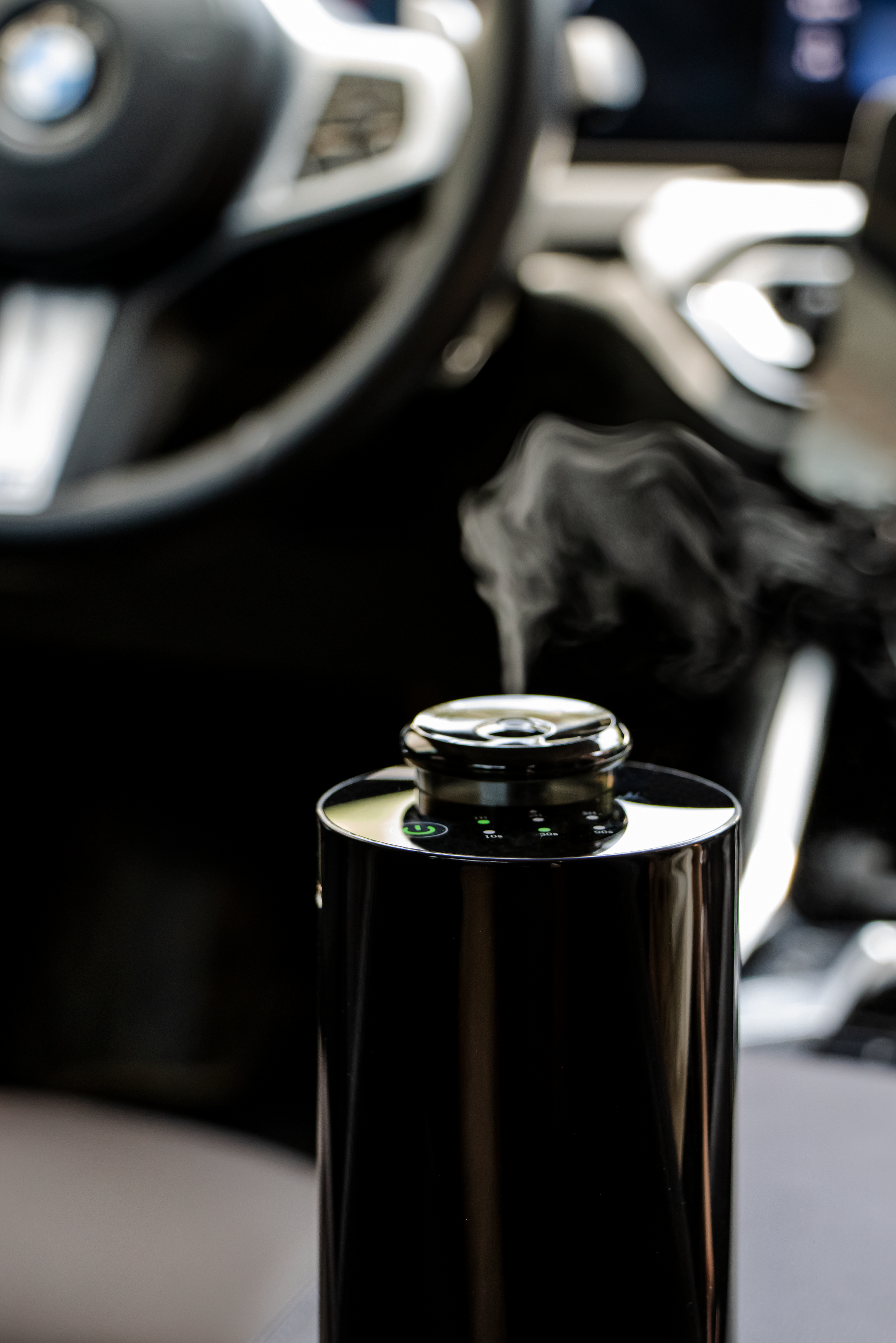 Cylindrical Essential Oil Diffuser | Ultra-Quiet, 3 Timer Modes (1H/2H/3H) & Adjustable Mist