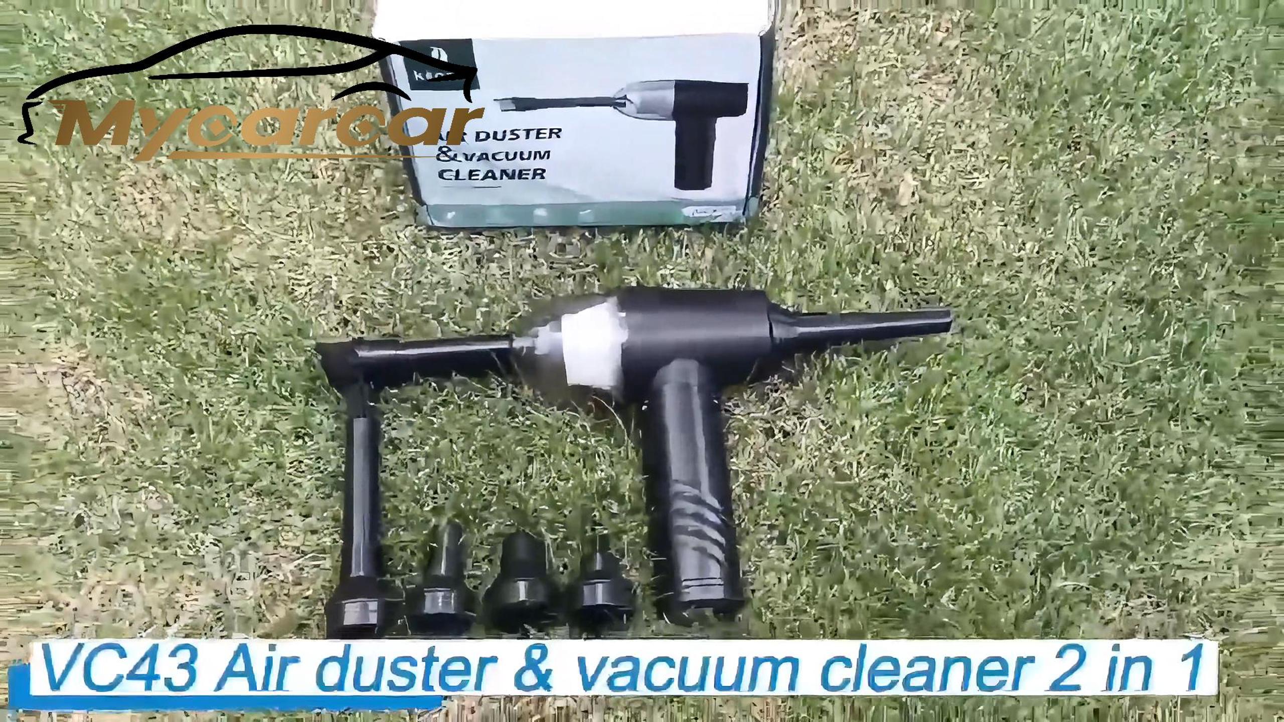 Wireless 6-in-1 Blower and Vacuum Cleaner for Car and Home, Powerful Fast Charging
